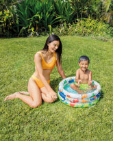 Dino Buddies 3-Ring Inflatable Kiddie Pool