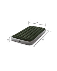 10" Twin Dura-Beam® Standard Downy Air Mattress with Built-In Foot Pump