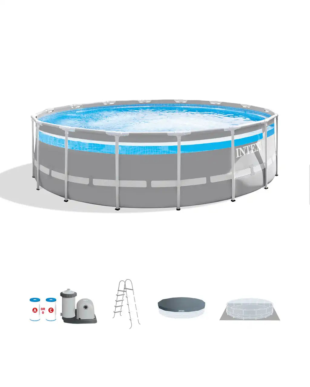 Clearview Prism Frame 16' x 48" Above Ground Pool Set
