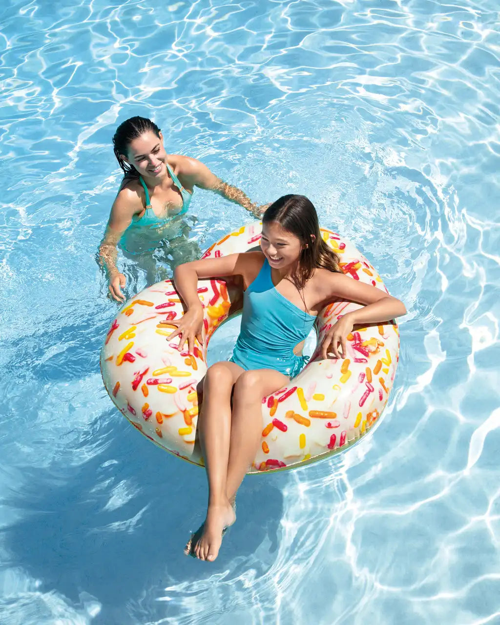 Sprinkle Donut Heart Inflatable Tube