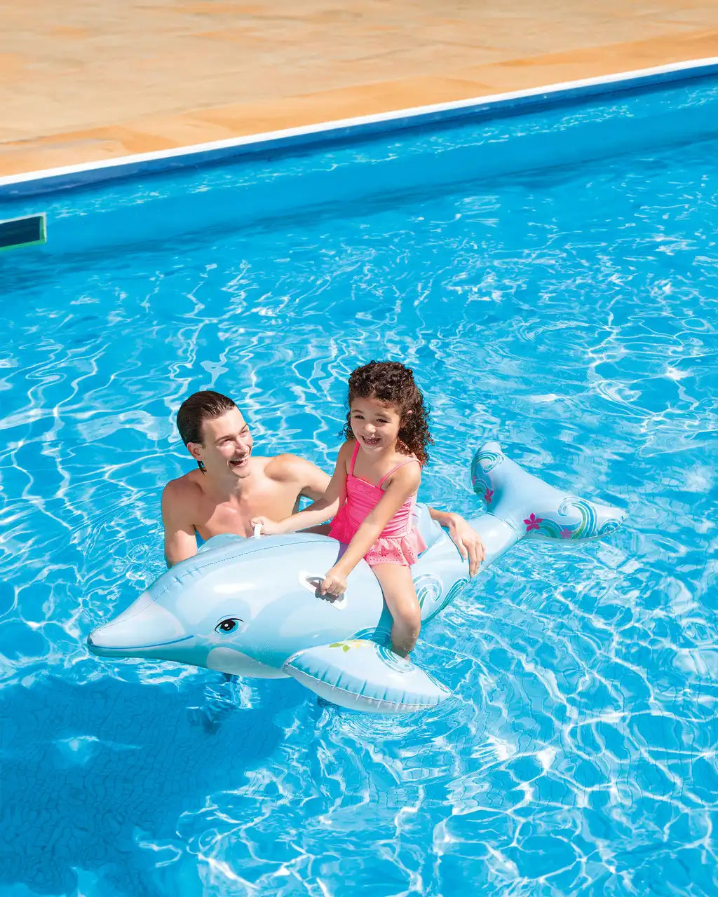 Lil' Dolphin Ride-On Inflatable Pool Float