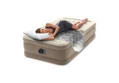 Dura-Beam® Deluxe Ultra Plush Air Mattress 18in. Twin with Built-In Electric Pump